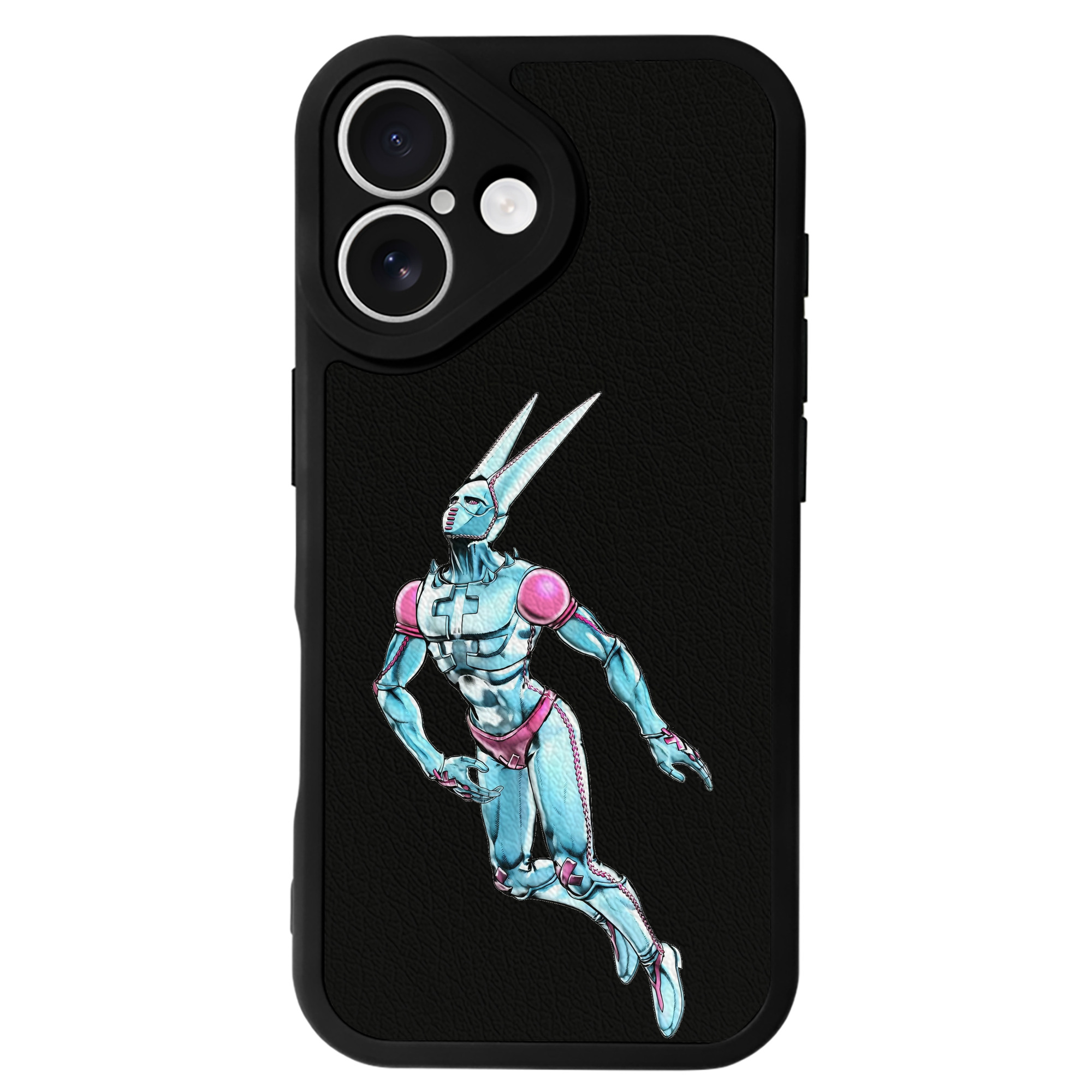 （画像用） ジョジョの奇妙な冒険 JoJo's Bizarre Adventure 【iPhone 16シリーズ対応】シリコンスマホケース（レザー調） 材質：シリコン